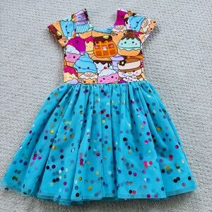 Sweet petunia Girls sweet treats squishmallow Dress